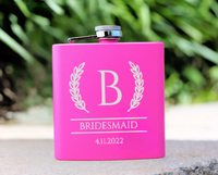 Bridesmaid Whisky Flask