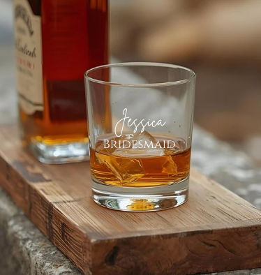 Bridesmaid Engraved Whisky Tumbler