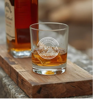Bridesmaid Engraved Whisky Tumbler