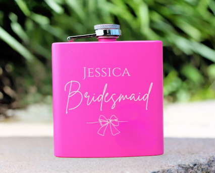 Bridesmaid Whisky Flask