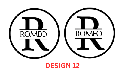 Monogram Letter Cufflinks