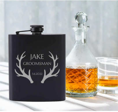 Groomsmen Whisky Flask