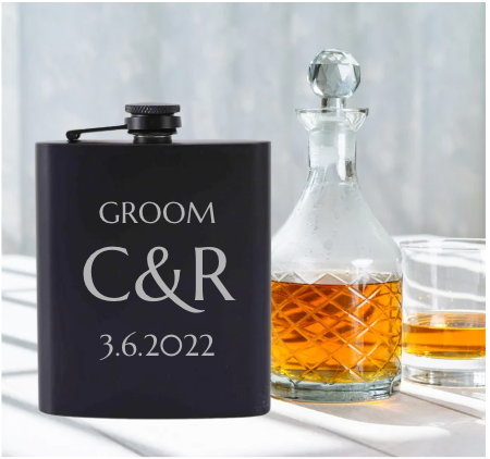 Groomsmen Whisky Flask