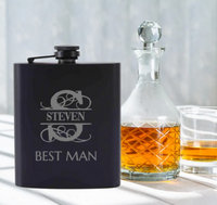 Groomsmen Whisky Flask