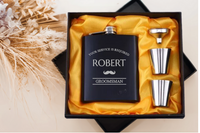 Groomsmen Whisky Flask Set