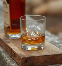 Groomsmen Engraved Whisky Tumbler