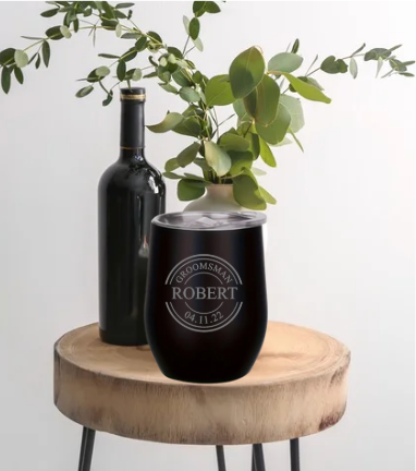 Groomsmen Wine Tumbler