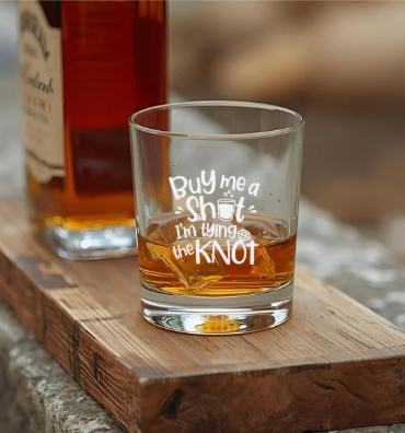 Hens Engraved Whisky Tumbler