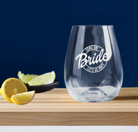 Hens Party Engraved Stemless Wine Glass