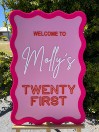 Birthday Party Sign - Lexi Design