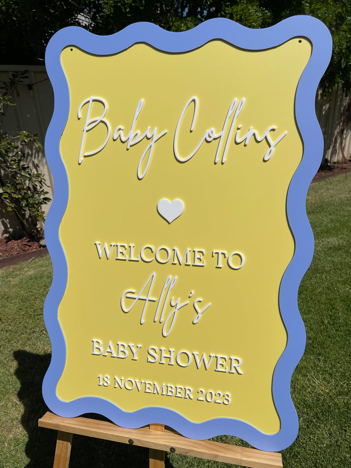 Baby Shower Sign - Baby Collins Design