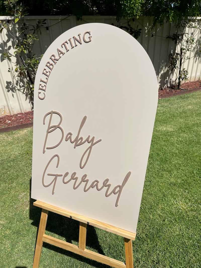 Baby Shower Sign - Celebrating Design