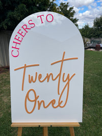Birthday Party Sign - Cheers To Design