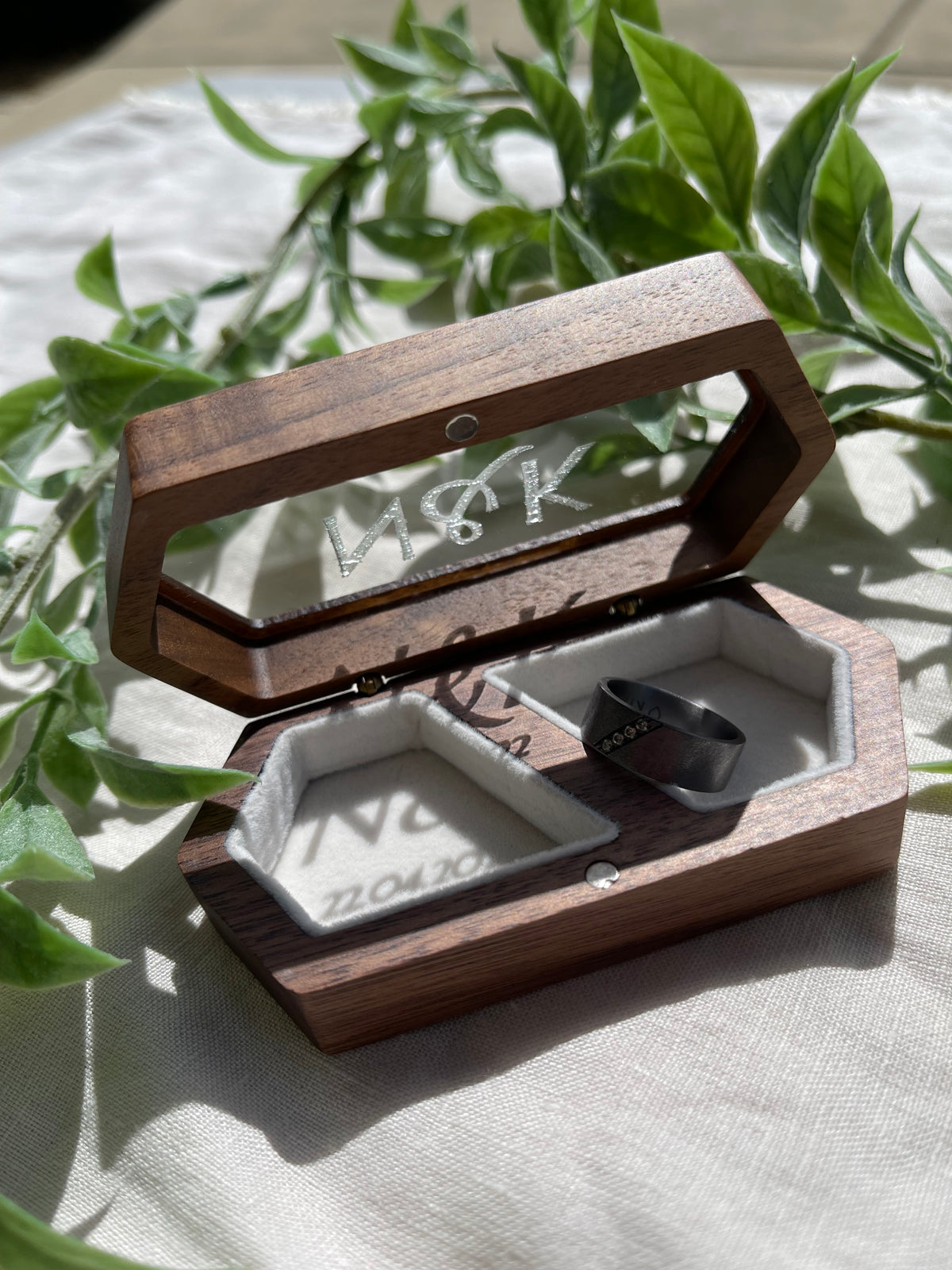 Ring Box – Double Rectangle Design