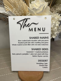 Bar & Menu Sign – The Menu Design