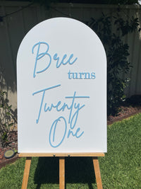 Birthday Party Sign - Flick Design