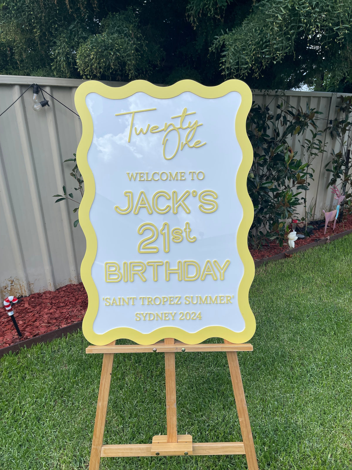 Birthday Party Sign - Jack Design
