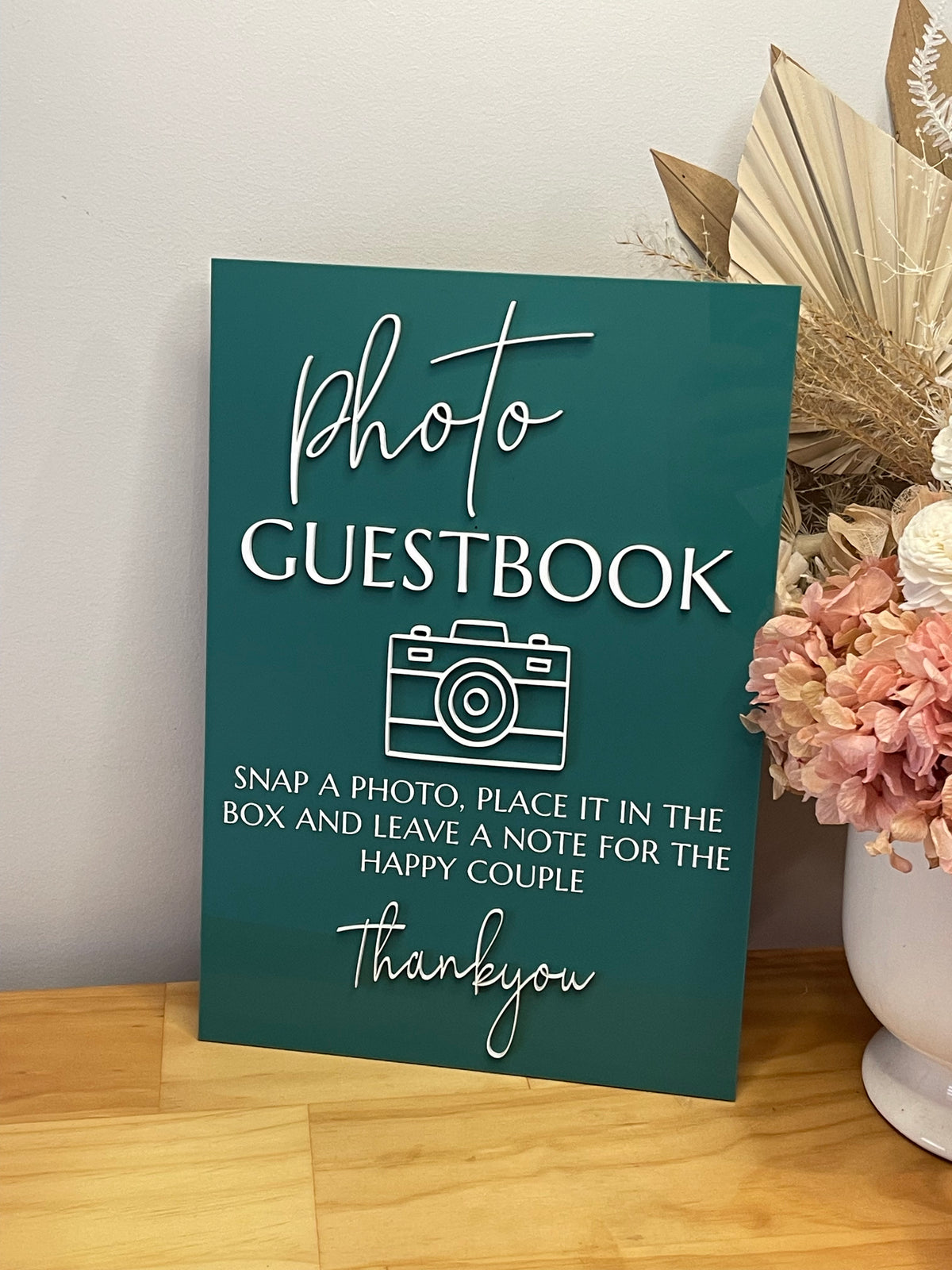 Reception Sign – Snap It, Shake It Design