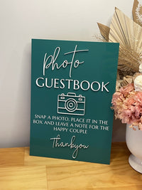 Reception Sign – Snap It, Shake It Design