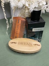 Beard Brush & Comb Set