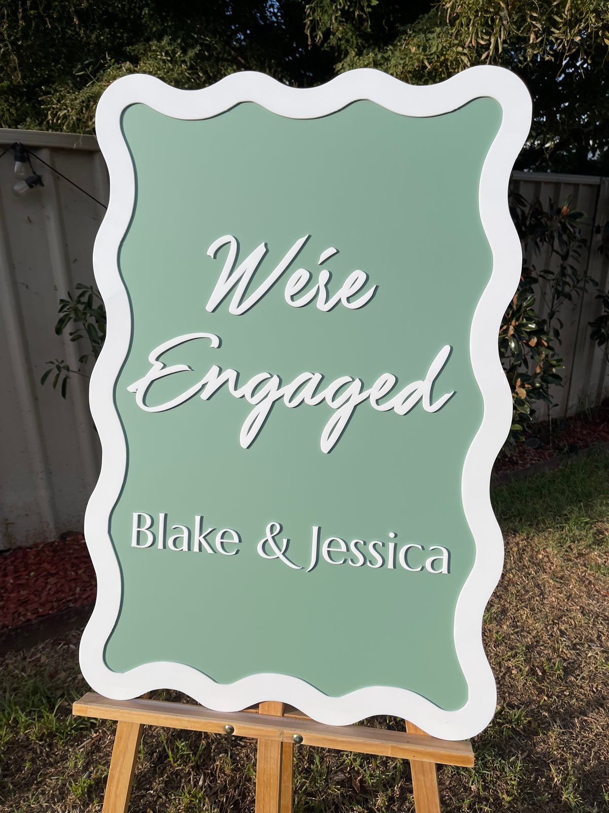 Engagement Party Sign – We’re Engaged Design