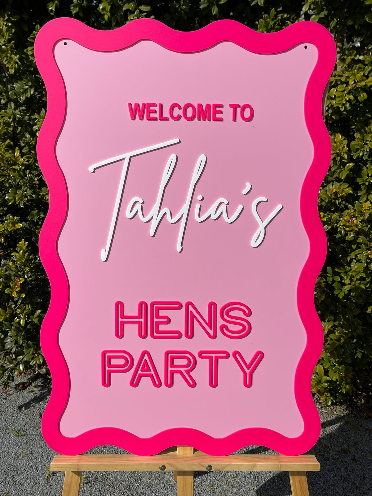 Hens Party Sign – Emily Hen’s Party Design