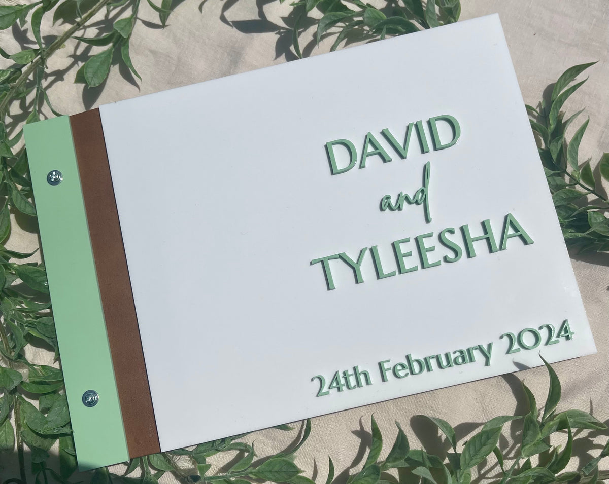 Guestbook – Acrylic Design