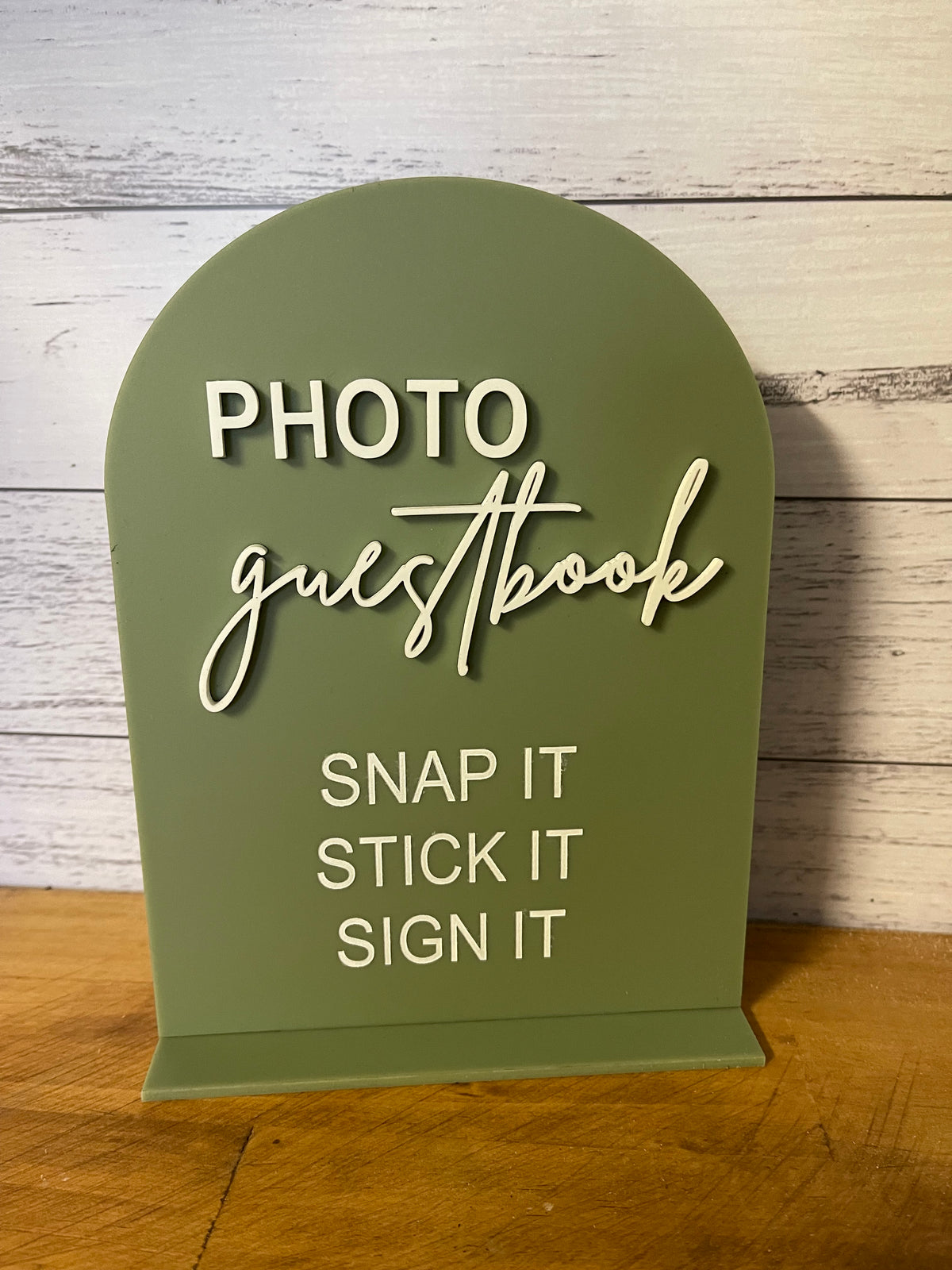 Reception Sign – Photo Guestbook Design