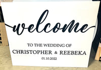 Welcome Sign – Christopher Design