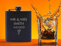 Wedding Whisky Flask
