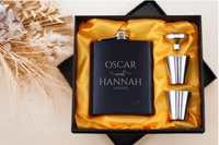 Wedding Party Whisky Flask Set